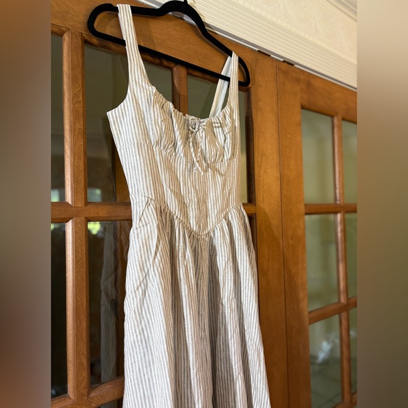 REFORMATION Balia Linen Dress - Picture 6 of 16
